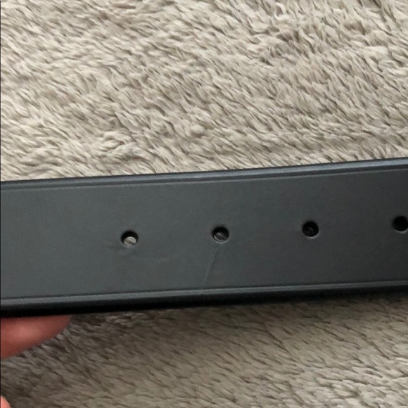 Salvatore Ferragamo Matte Black Belt sz 36 - Picture 5 of 6